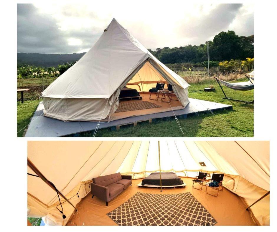 Maleka Farm: Tent Glamping North Shore Oahu Laie Exterior foto