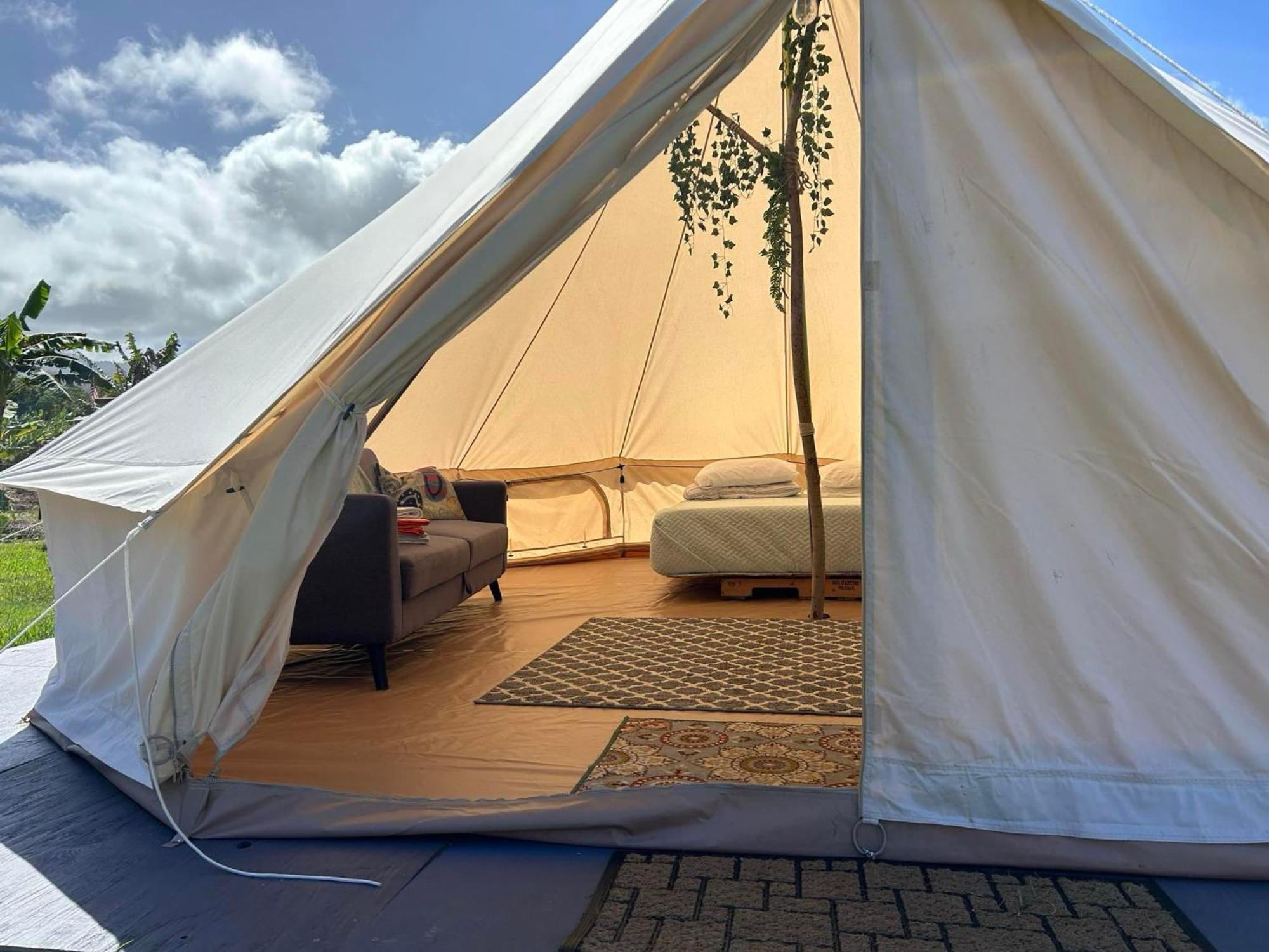 Maleka Farm: Tent Glamping North Shore Oahu Laie Exterior foto